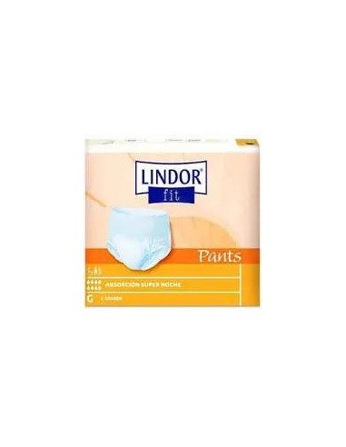 Lindor Pañales Fit Pants Día Talla L, 80 unidades