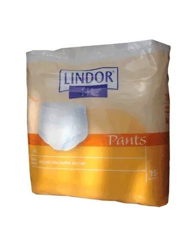 Lindor Pañales Fit Pants Super Noche Talla M, 60 unidades