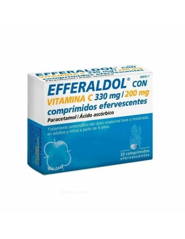 Efferaldol Vitamina C 20 Comprimidos Efervescentes