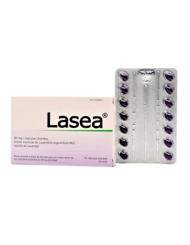 Lasea 80 mg Cápsulas Blandas, 28 Cápsulas