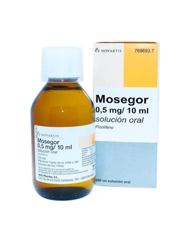 Mosegor 0,5mg/ 10ml, 200 ml Solucion Oral