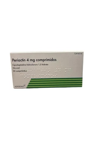 Periactin 4 mg 30 Comprimidos