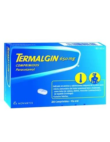 Termalgin 650 mg 20 comprimidos