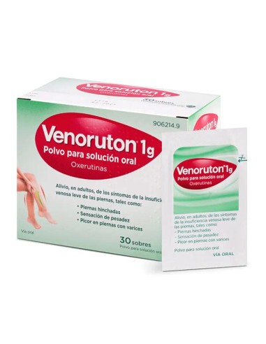 Venoruton 1 gr Polvo Para Solución Oral 30 sobres