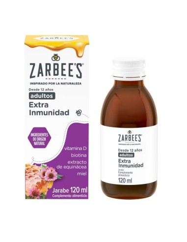 Zarbee'S Jarabe Adulto Extra Inmunidad Con Miel Y Extracto De Equinacéa, 120 ml