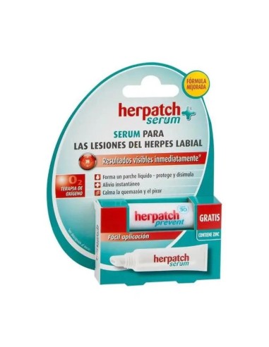 Herpatch Sérum + Prevent, 5ml + 8 gr