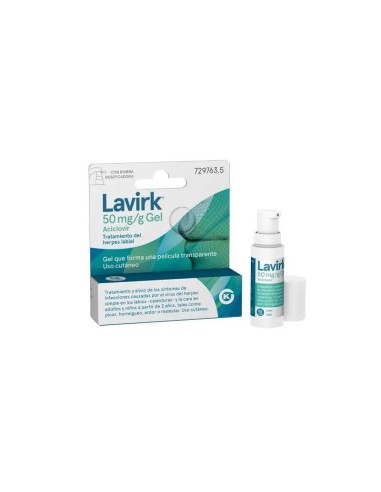 Lavirk 50 mg/g Gel 5 gr