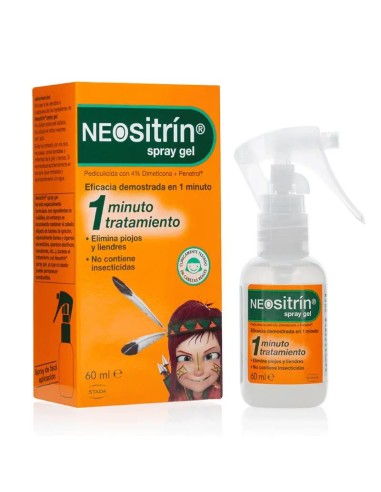 NEOsitrín® Spray Gel Líquido Antipiojos 60 ml