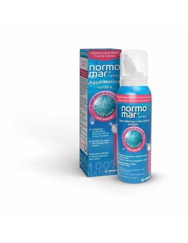 Normomar Agua Marina Isotónica Fuerza Intensa Spray Nasal, 120 ml