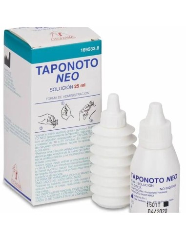 Taponoto Neo Solución Limpieza Oído, 25 ml