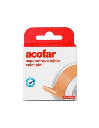 Acofar Esparadrapo Tejido Color Piel 5 x 2.5 cm