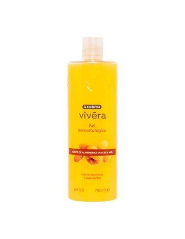 Acofarma Vivera Gel Aceite Almendras Dulces y Miel 750 ml