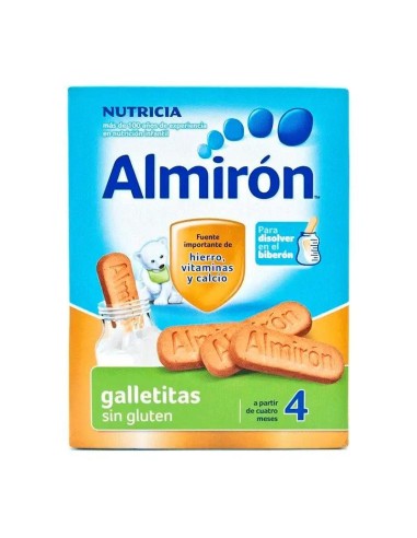 Almirón, Galletas para Bebé Sin Gluten, a partir de 4 Meses, 250g