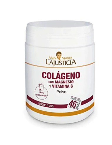 Ana María Lajusticia Colágeno con Magnesio y Vitamina C Sabor Fresa 350 gr