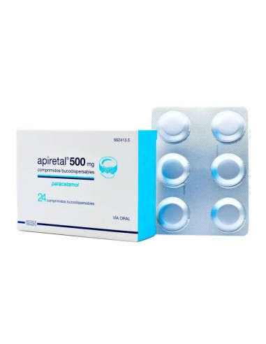 Apiretal 500 mg, 24 Comprimidos Bucodispersables