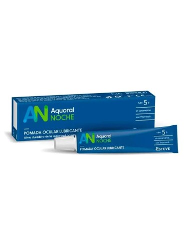 Aquoral Noche Pomada Ocular Lubricante, 5 gr