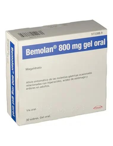 Bemolan 800 mg Gel 30 Sobres