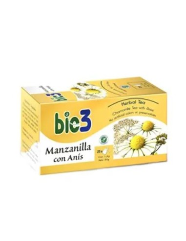 Bio3 Manzanilla con Anis 1.4 G 25 Filtros