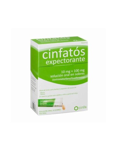 Cinfatos Expectorante Solución Oral 18 sobres