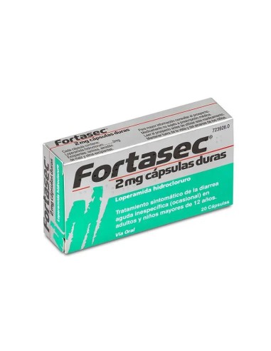 Fortasec 2 mg 20 Cápsulas