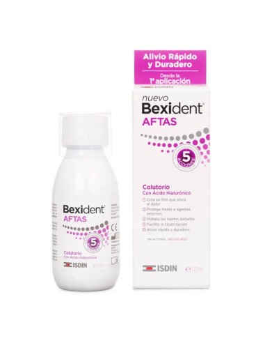 Isdin Bexident Aftas Colutorio, 120 Ml