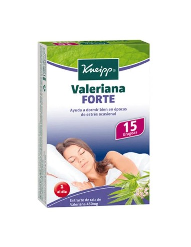 Kneipp Valeriana Forte, 15 grageas