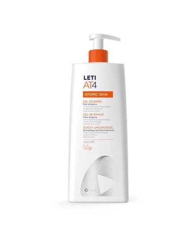 Leti AT4 Gel de Baño Dermograso 750 ml