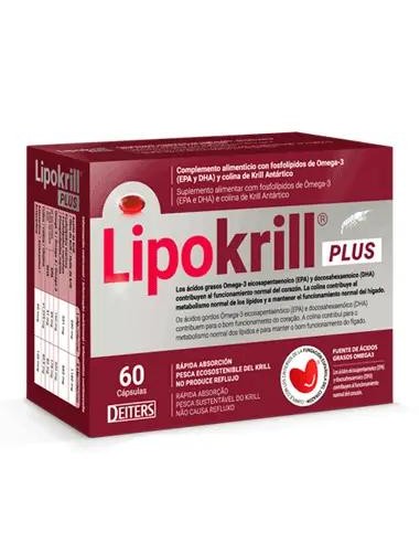 Lipokrill Plus Complemento Alimenticio 60 cápsulas