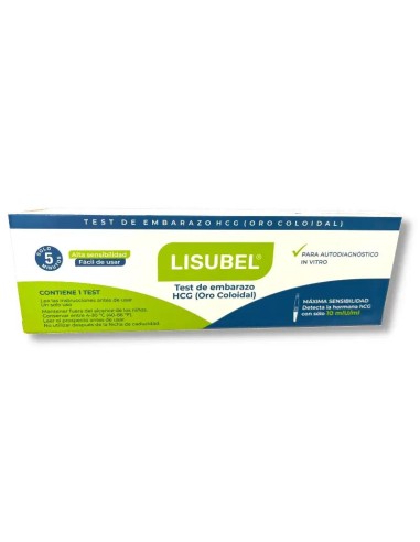 Lisubel Test Embarazo, 1 prueba