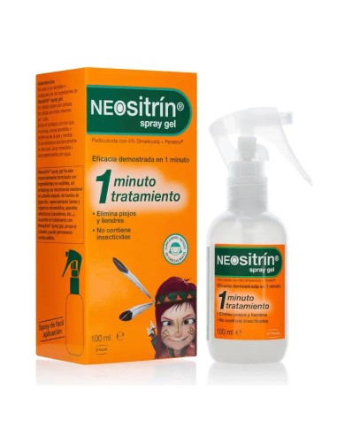 NEOsitrín® Spray Gel Líquido Antipiojos 100 ml