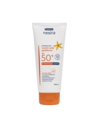 Nesira Loción Solar Pediátrica Spf50+, 200 ml