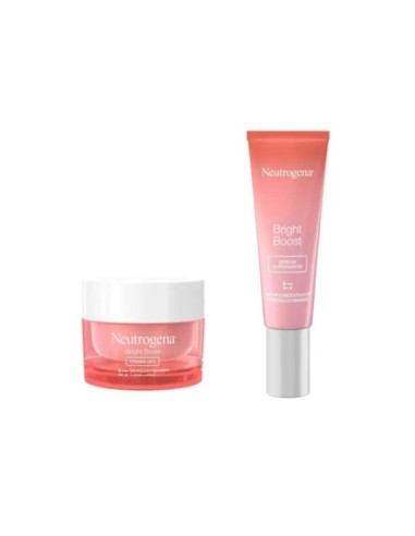 Neutrogena Bright Boost, Crema Gel De Día 50 Ml, Sérum Iluminador Facial 30 Ml