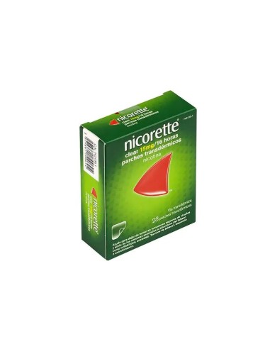 Nicorette Clear 15 mg/16 h, 28 Parches Transdérmicos