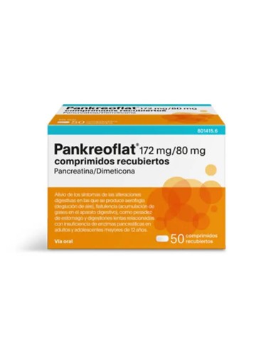 Pankreoflat, 50 Comprimidos