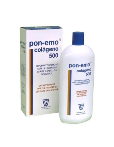 Pon-Emo Colágeno Higiene Piel y Cabellos Delicados 500 ml