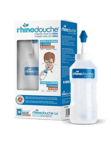 Rhinodouche Pack Irrigador Nasal 500Ml +  Rhinodouche Sal 26 Sobres