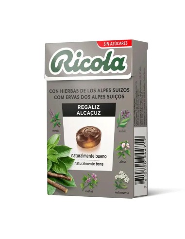 Ricola Caramelos Sin Azucar Regaliz 50 G