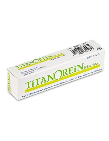 Titanorein Lidocaina Crema Rectal 20 gr