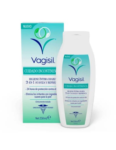 Vagisil Cuidado Incontinencia Higiene Íntima 2 En 1 250 ml