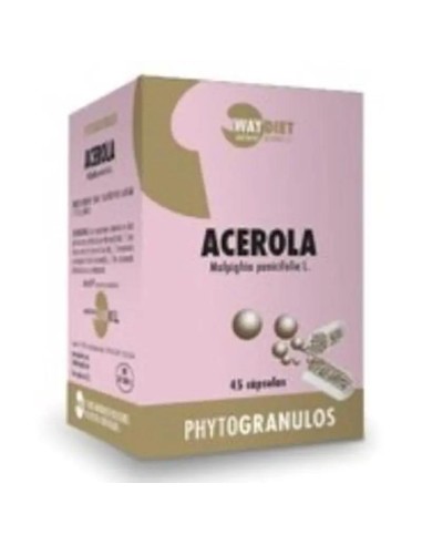 Waydiet Natural Products Acerola Vitamina C 45Caps.