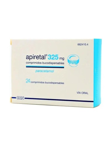 Apiretal 325 mg 24 comprimidos Bucodispersables