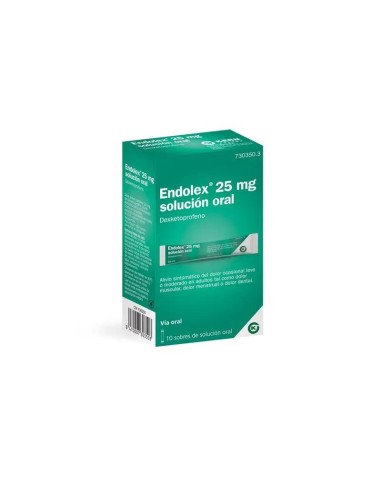 Endolex 25 mg Solución Oral 10 Sobres