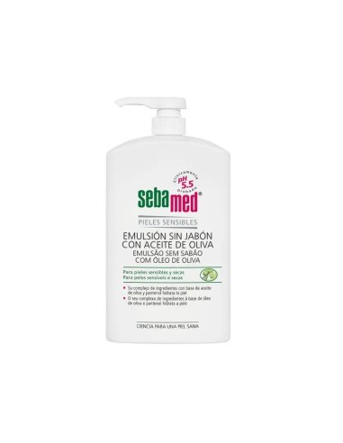 SEBAMED Gel Emulsión Sin Jabón con Aceite de Oliva 1000 ml