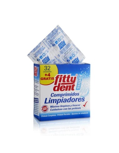 FITTYDENT SUPER LIMPIADOR PROTESIS 32 TABLETAS