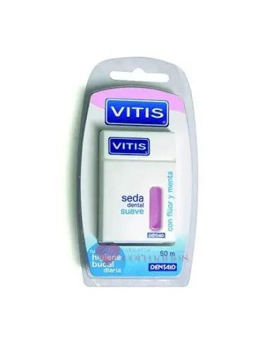 VITIS Seda Dental con Fluor y Menta Suave 50 M