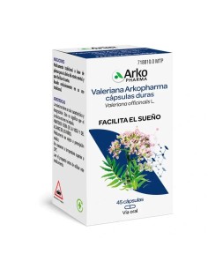 Arkocápsulas Valeriana 45 Cápsulas Arkopharma 2