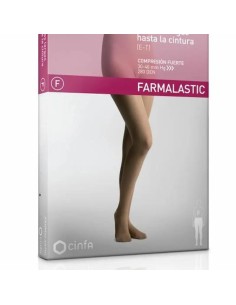 Farmalastic Panty Compresión Fuerte Beige, Talla Grande