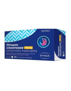 Almagato Stadapharm 500 mg, 24 comprimidos Masticables