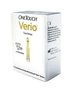 Onetouch Verio Tiras Reactivas, 25 Unidades