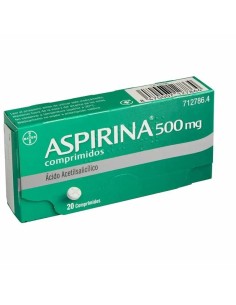 Aspirina 500 mg 20 Comprimidos 2